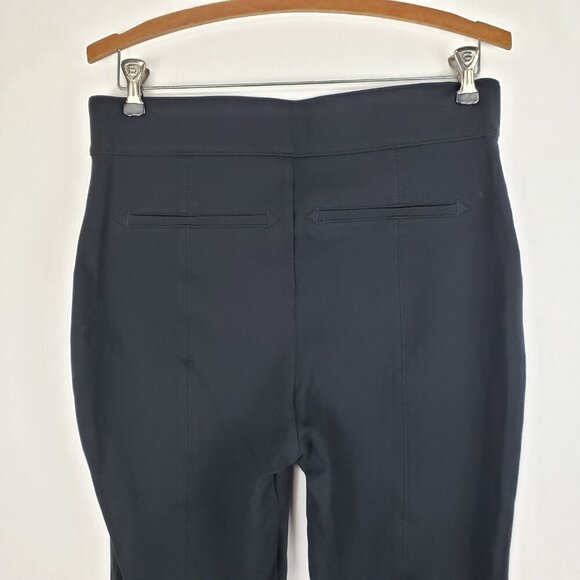 Spanx Perfect Pant Ankle Backseam Skinny Black Faux Pockets Womens Size XL - Picture 4 of 10